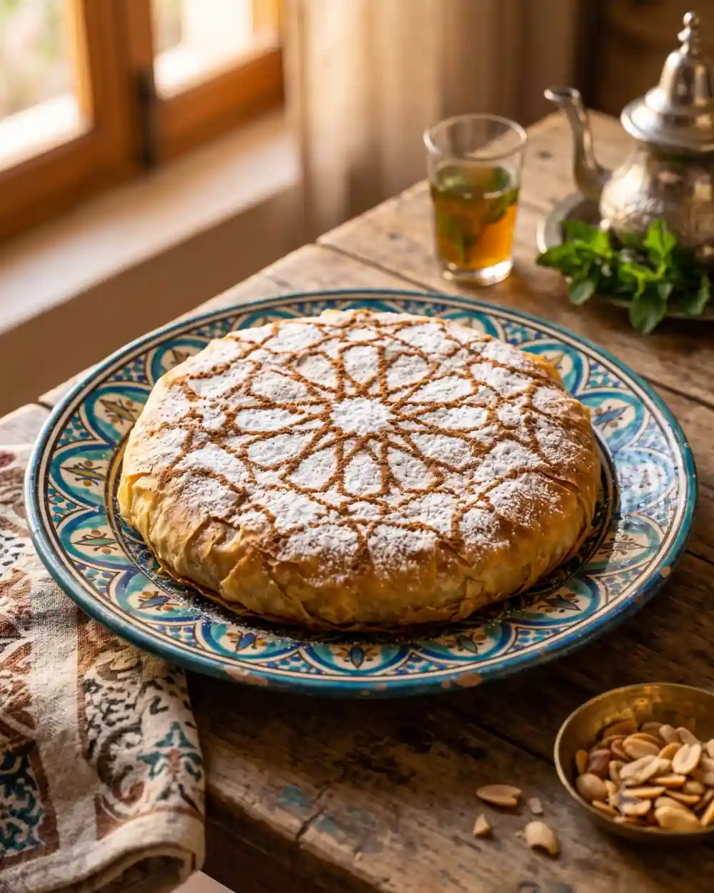 بسطيلة دجاج بعطرية البنة